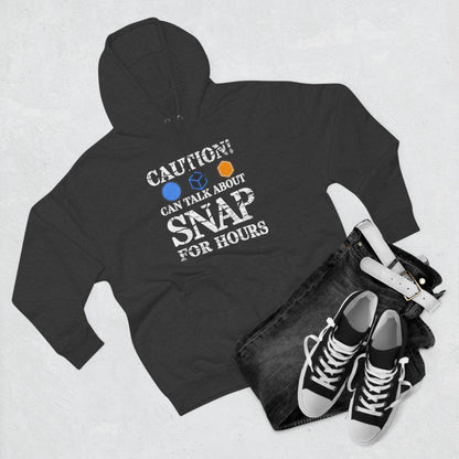 "Caution Can Snap All Day" Marvel Snap Unisex Premium Pullover Hoodie