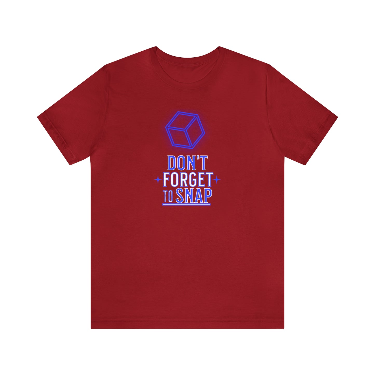 "don't forget to snap" Marvel Snap Unisex Jersey Short Sleeve Tee