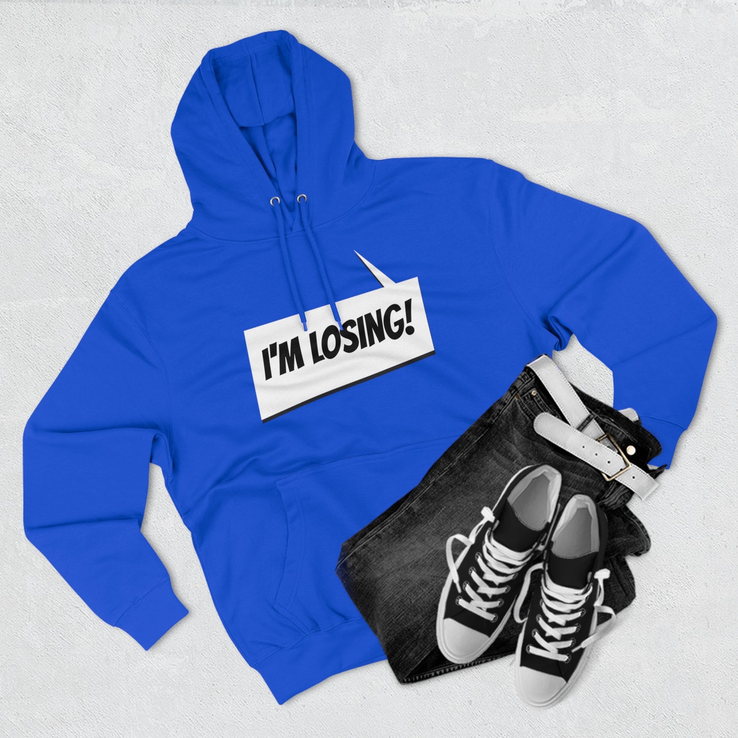 "I'm Losing" Marvel Snap Unisex Premium Pullover Hoodie