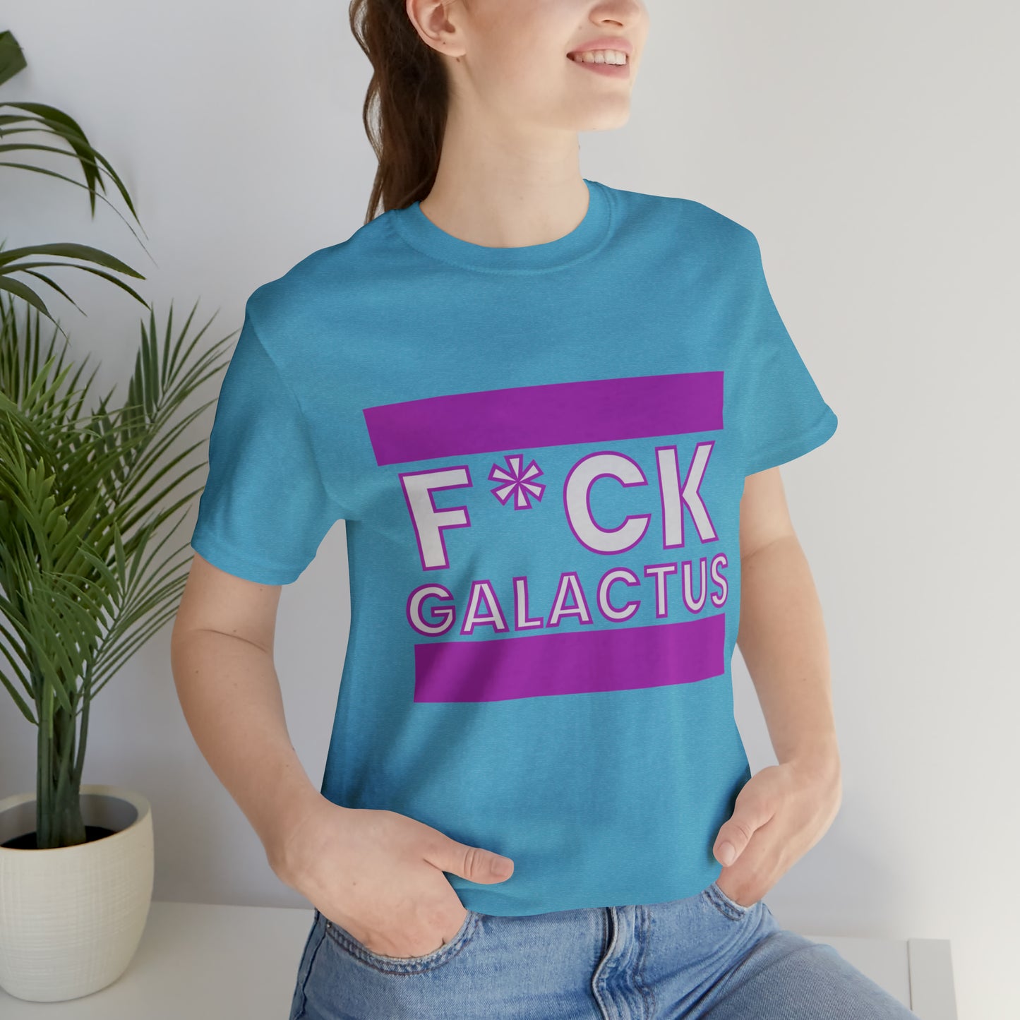 "fuck galactus" Marvel Snap Unisex Jersey Short Sleeve Tee