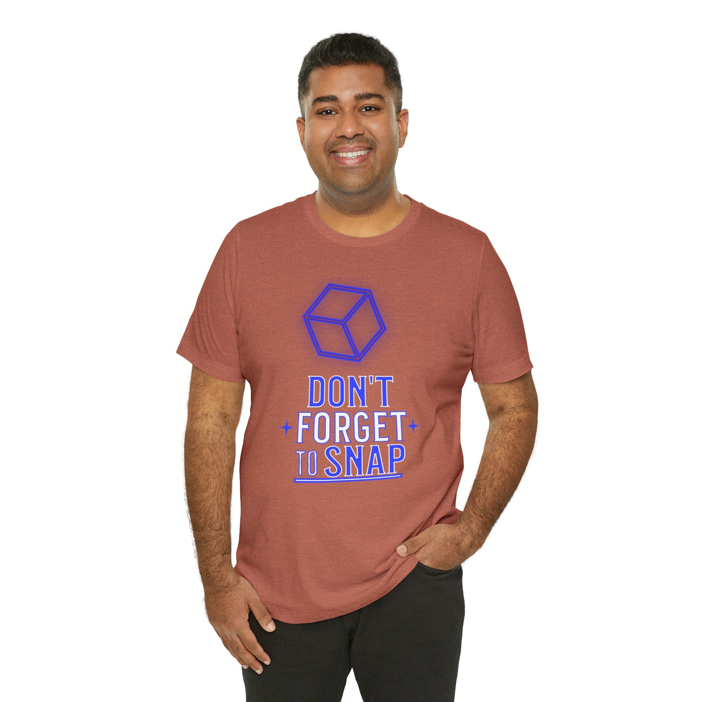 "don't forget to snap" Marvel Snap Unisex Jersey Short Sleeve Tee