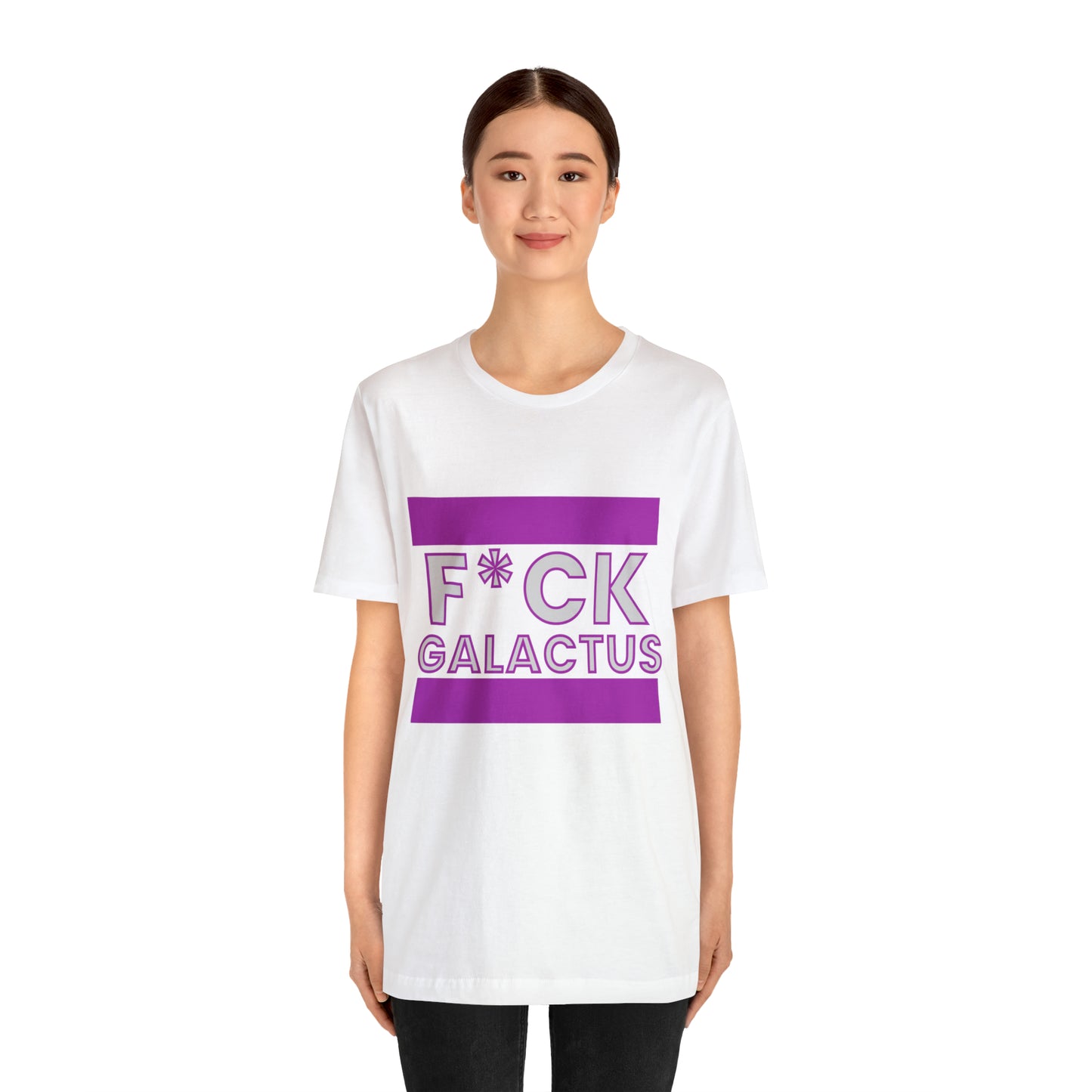 "fuck galactus" Marvel Snap Unisex Jersey Short Sleeve Tee