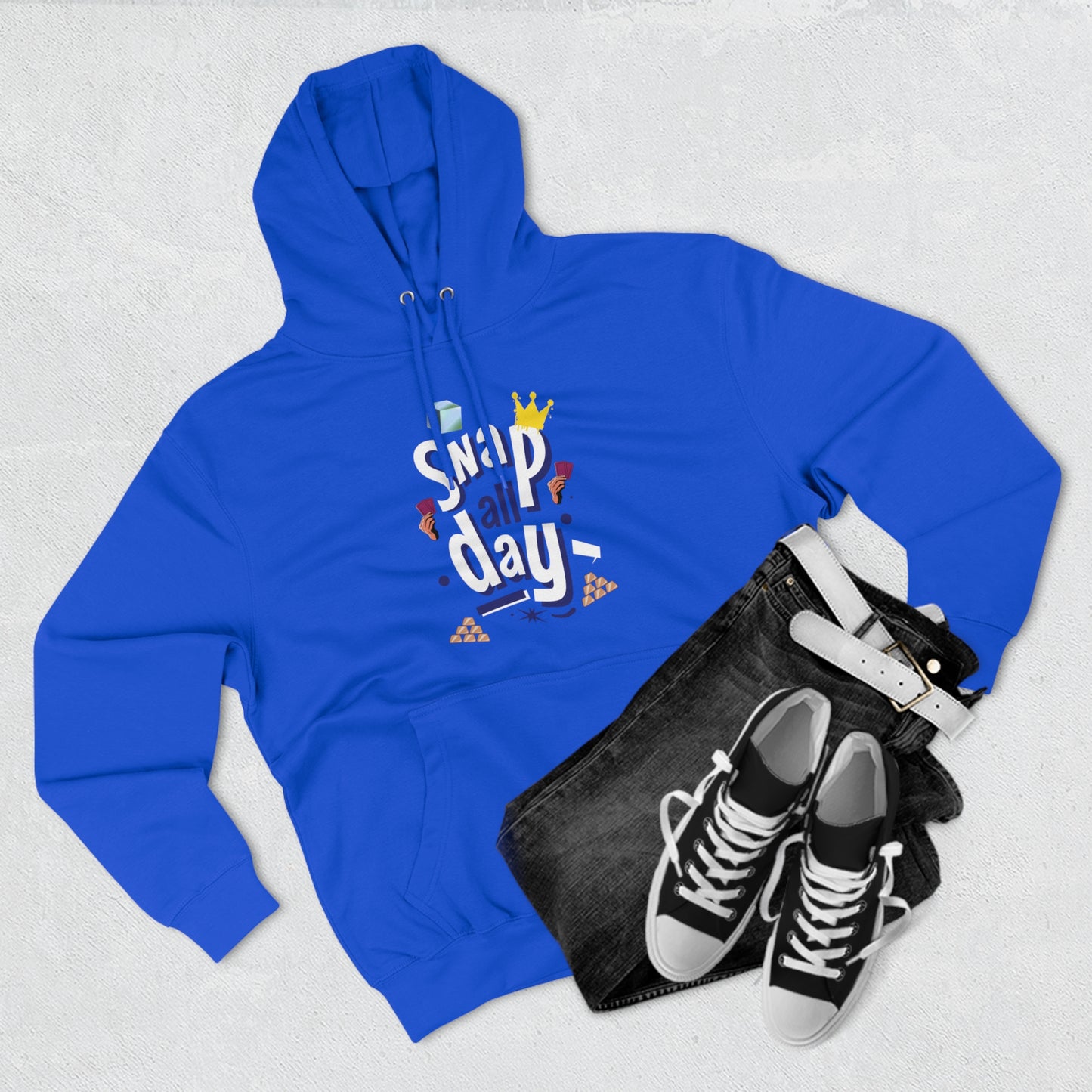 "Snap All Day" Marvel Snap Unisex Premium Pullover Hoodie