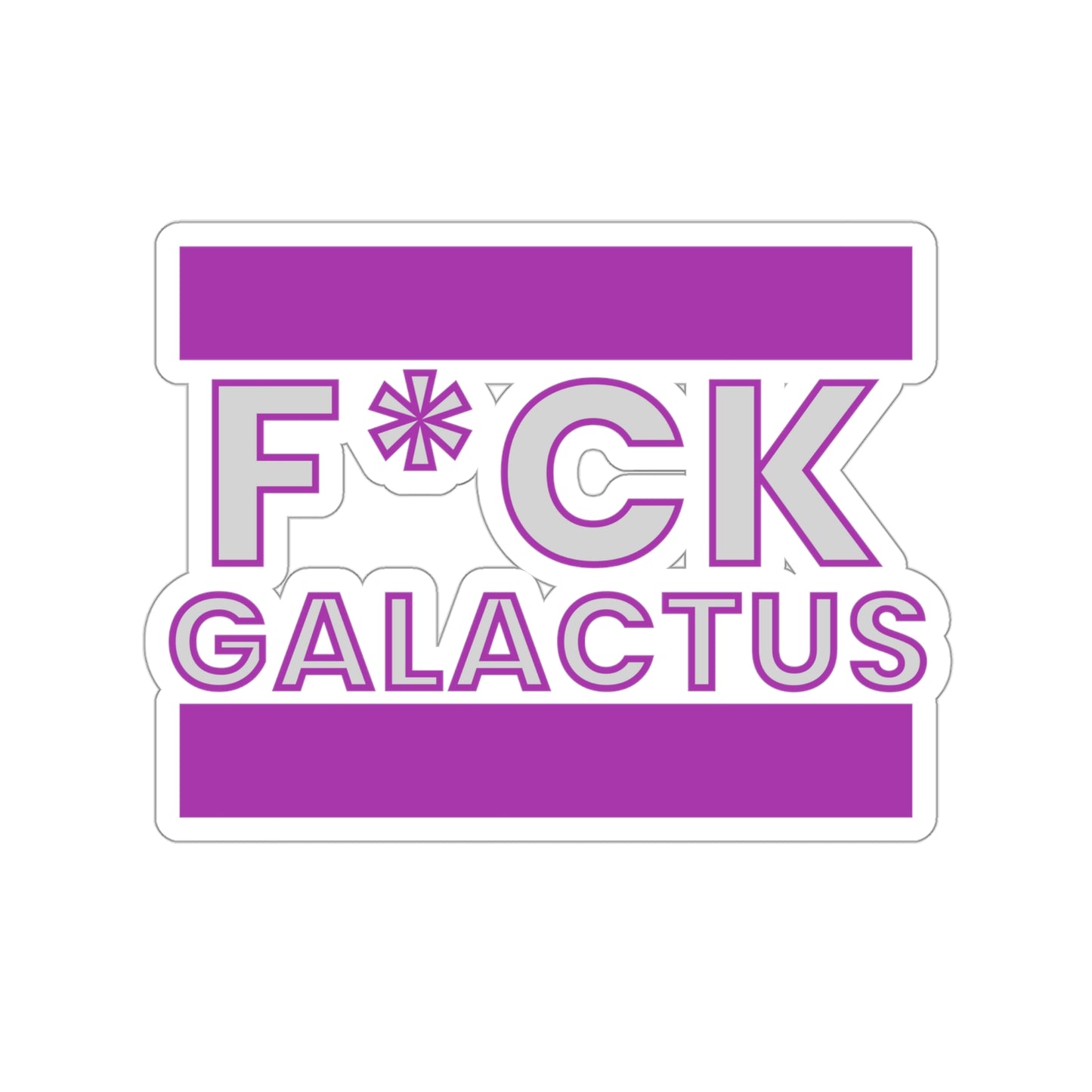 "Fuck Galactus" Marvel Snap Kiss-Cut Stickers