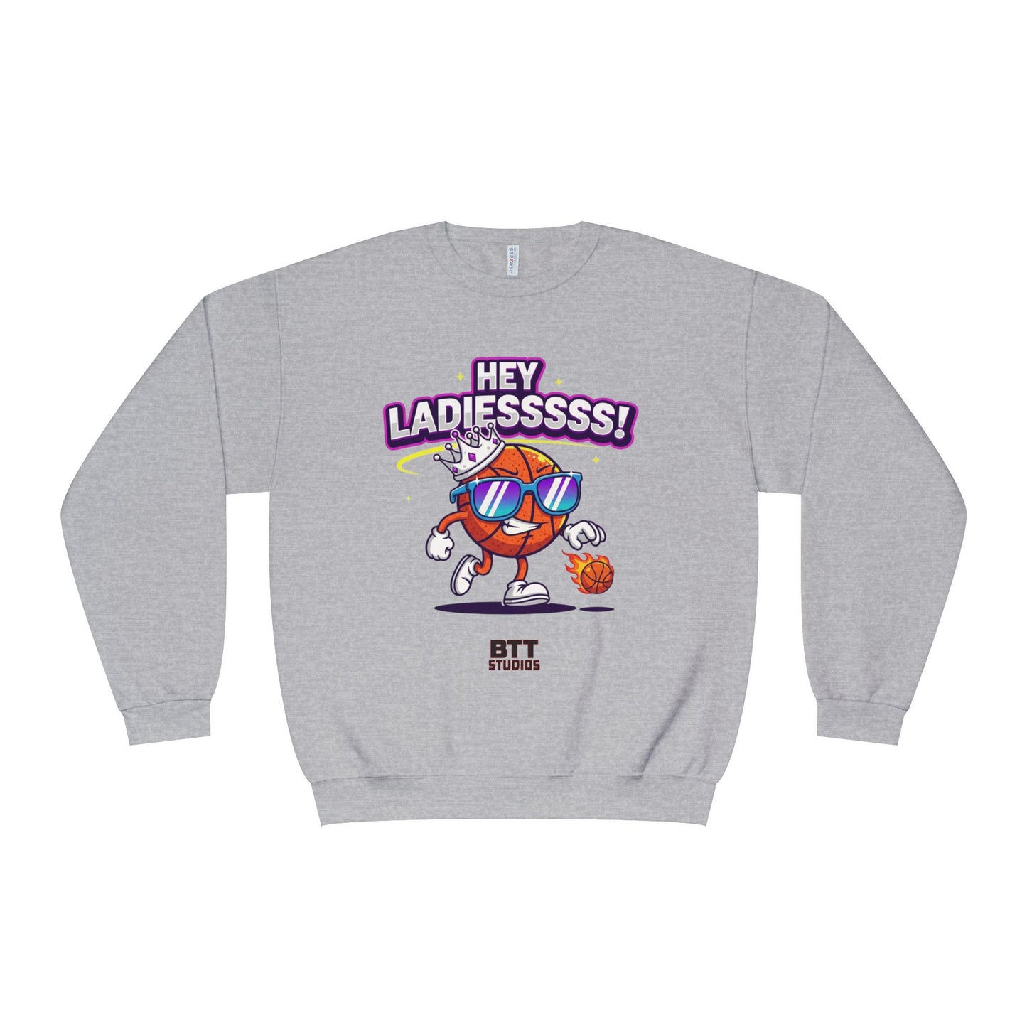 Hey Ladies Crown Crewneck Sweatshirt (Mult Colors)