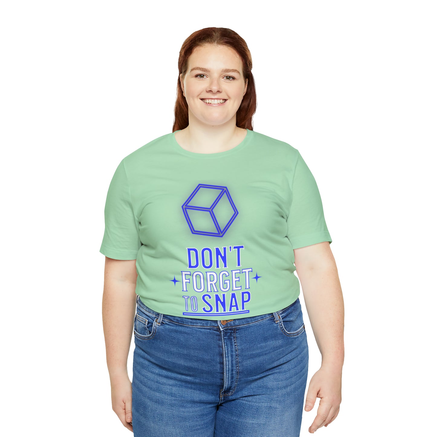 "don't forget to snap" Marvel Snap Unisex Jersey Short Sleeve Tee