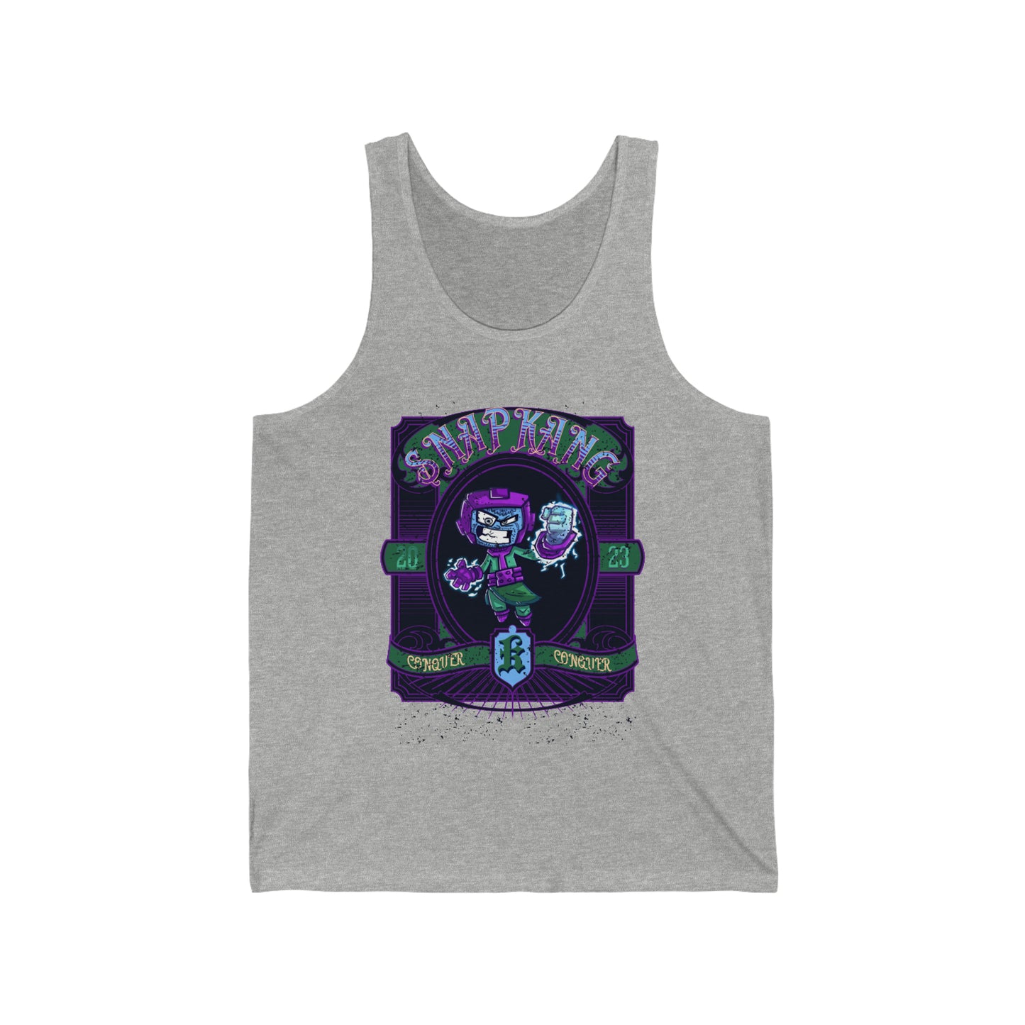 "Snap kang barber logo" Marvel Snap Unisex Jersey Tank