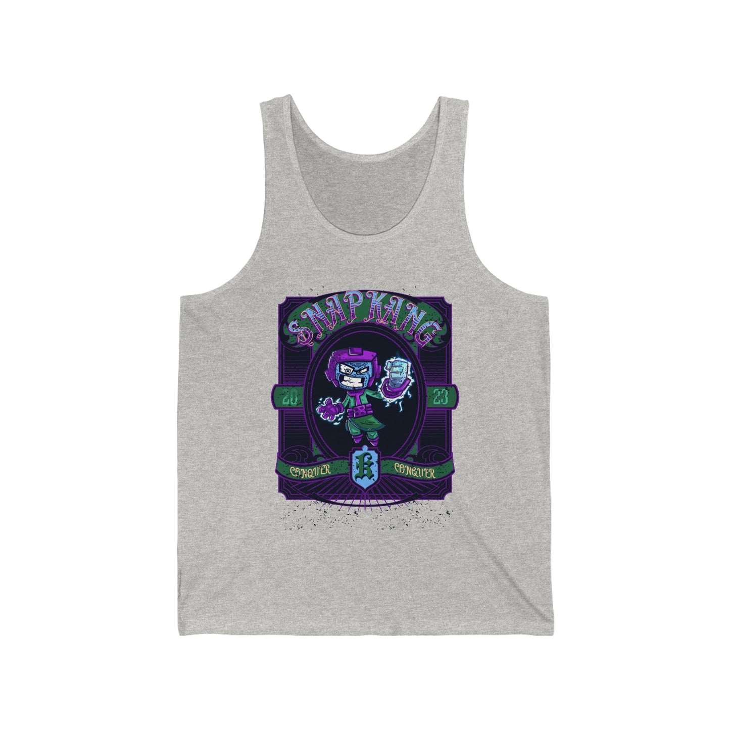 "Snap kang barber logo" Marvel Snap Unisex Jersey Tank