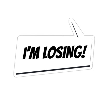 "I'm Losing" Marvel Snap Kiss-Cut Stickers