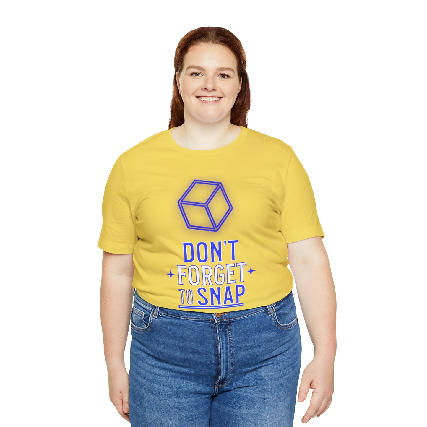 "don't forget to snap" Marvel Snap Unisex Jersey Short Sleeve Tee
