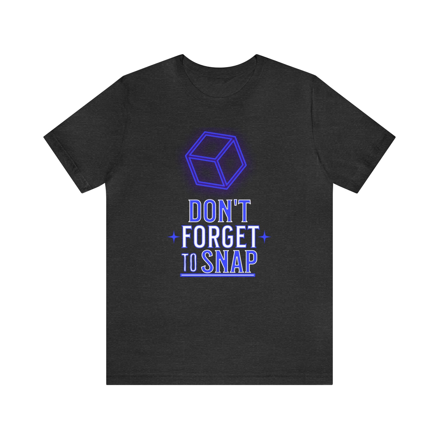 "don't forget to snap" Marvel Snap Unisex Jersey Short Sleeve Tee