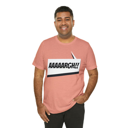 "aaaaargh!!!" Marvel Snap Unisex Jersey Short Sleeve Tee