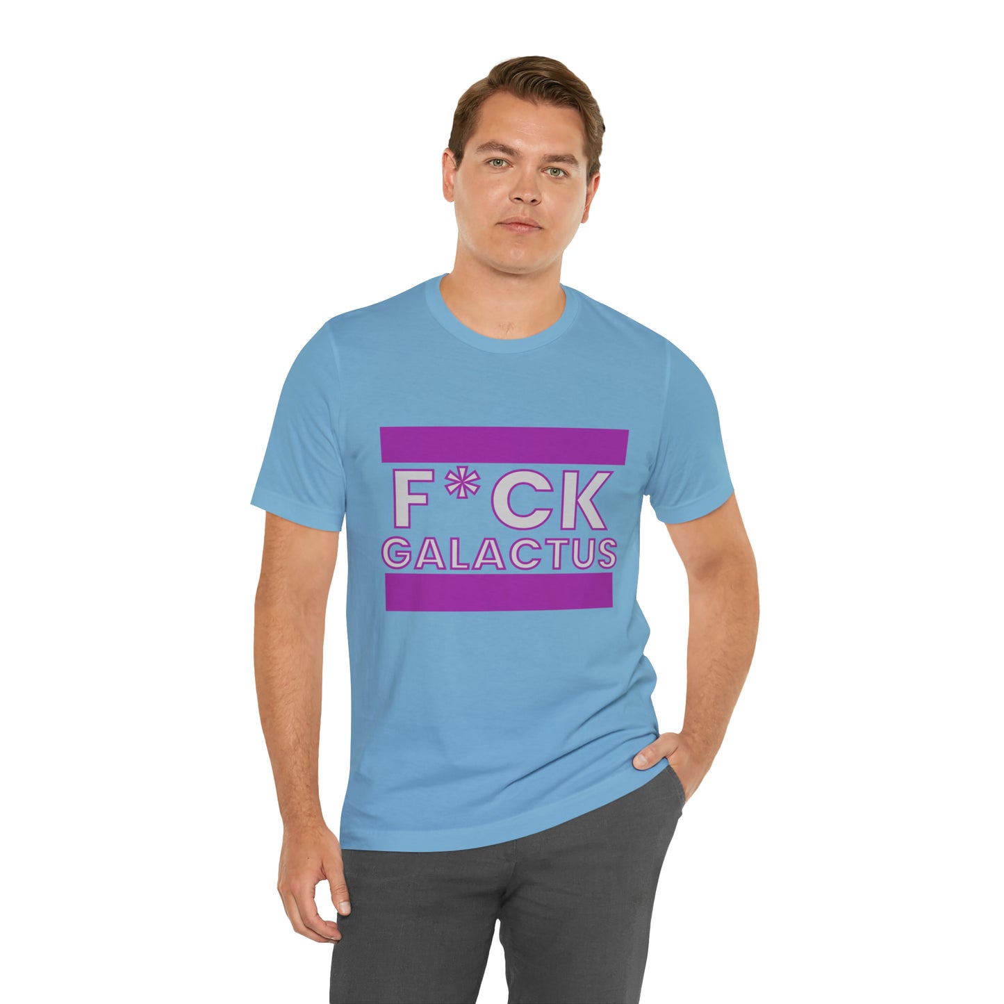 "fuck galactus" Marvel Snap Unisex Jersey Short Sleeve Tee