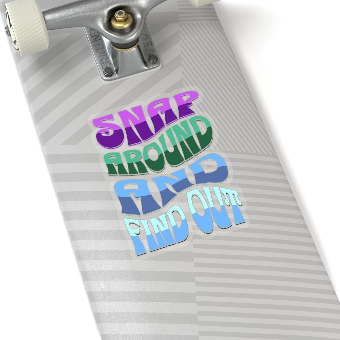 "Snap Around and Find Out" Marvel Snap Kiss-Cut Stickers