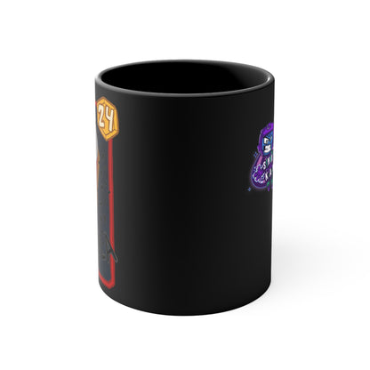 2024 Limited Edition Marvel Snap inspired Dracula Discard Collab | Snap Kang x Spooky Dinosaur Colorful Accent Mugs, 11oz